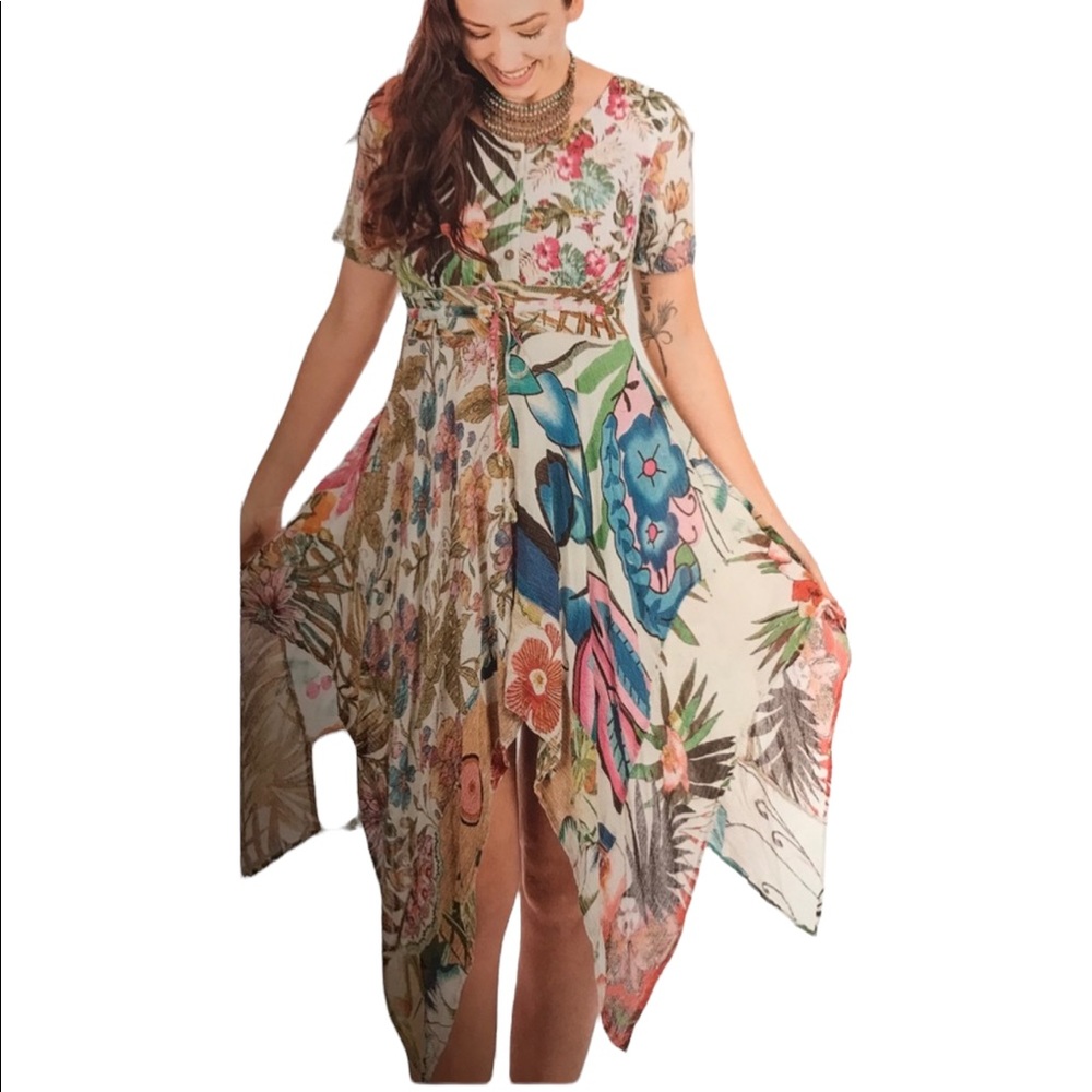 NWT.   Sacred Threads Dress In S/M.  218143. CL/GR